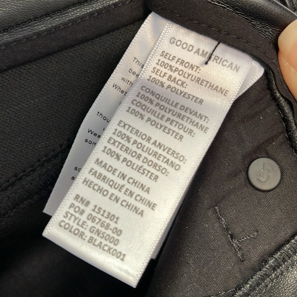 Good American faux leather pant - Picture 7 of 8
